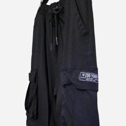 Zoo York Black Cargo Pants Y2k Skater Baggy