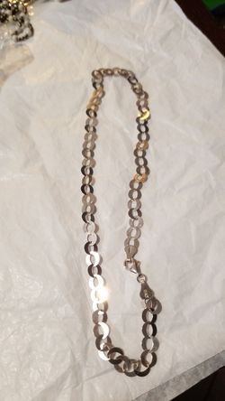 silver necklace