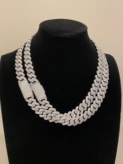Moissanite Chain 14mm 