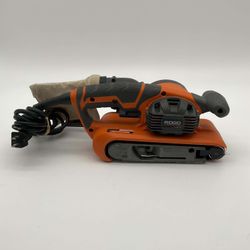 RIDGID 6.5 Amp Corded 3 in.W x 18 in.L Heavy-Duty Variable Speed Belt Sander Model # R27401
