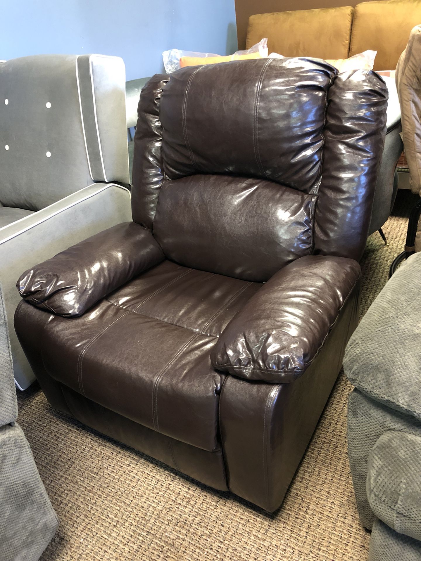 Faux Leather Brand New Recliner