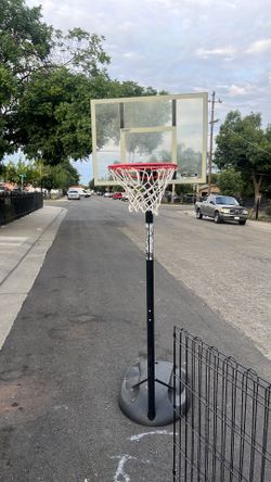 Basketball hoop 6ft-12ft $25