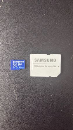 samsung 512gb much sd card with adapter
