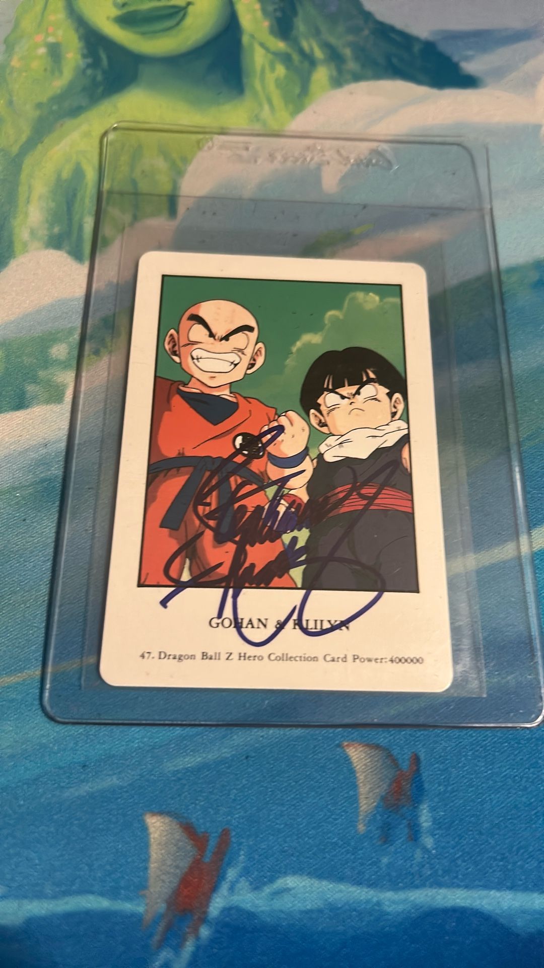 Autograph Dragon Ball Z Card
