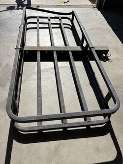 Hitch storage rack