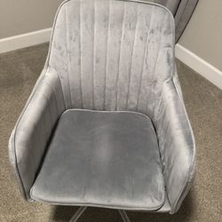 Home Office Chair, Velvet Desk Task Chair Furniture Adjustable Swivel Computer Desk Chair 