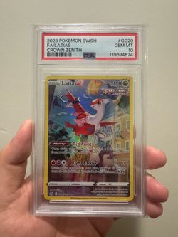 2023 POKEMON SWORD & SHIELD CROWN ZENITH #GG20 FULL ART/LATIAS PSA 10