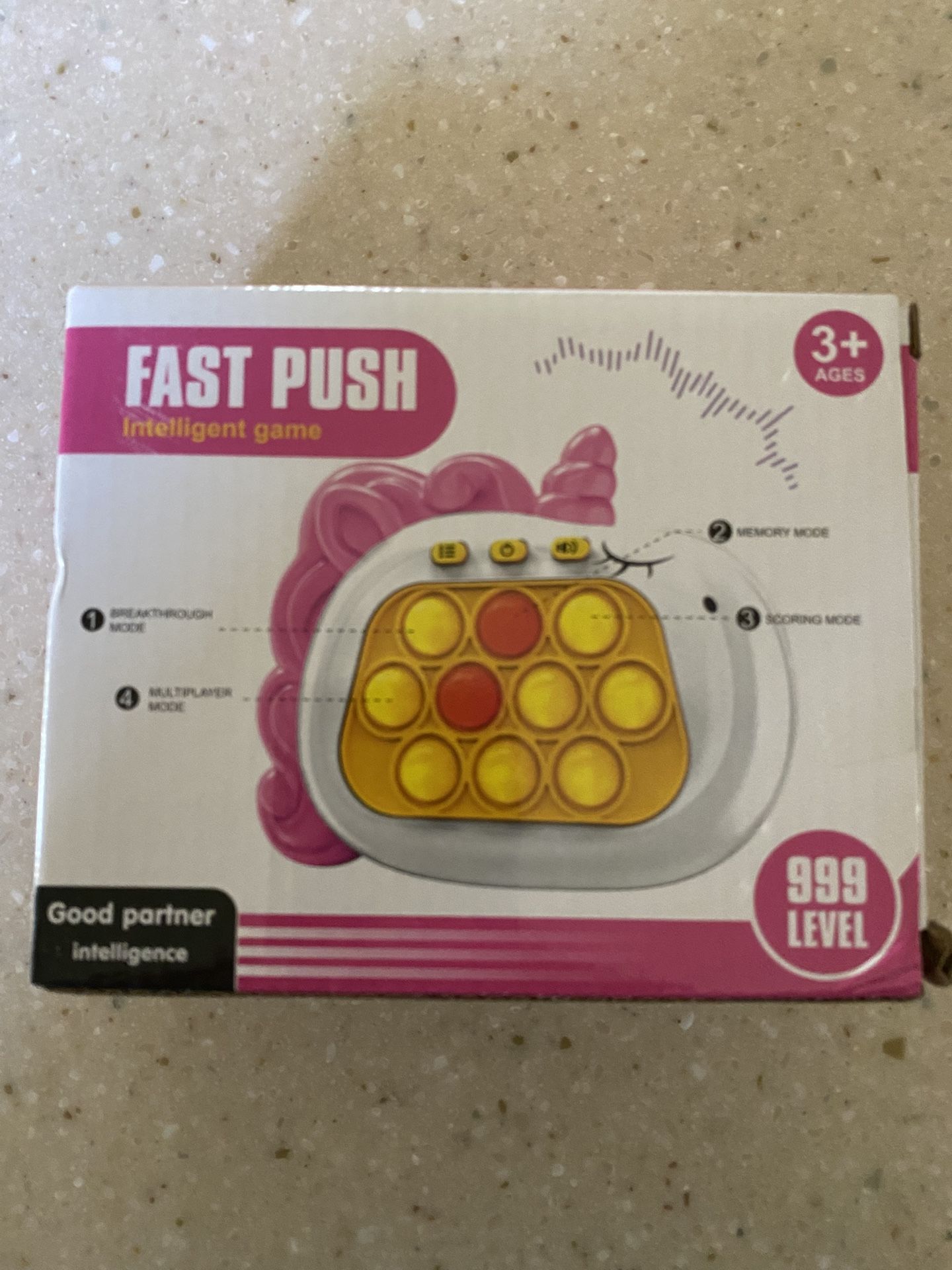 Fast Push Game  New In Box