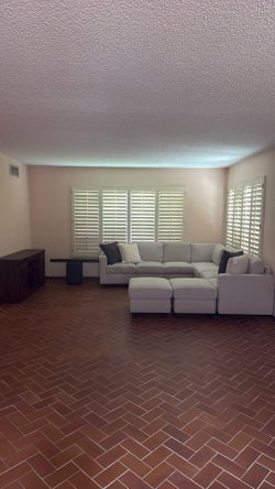Sofa / JBL soundbar /  Tv stand