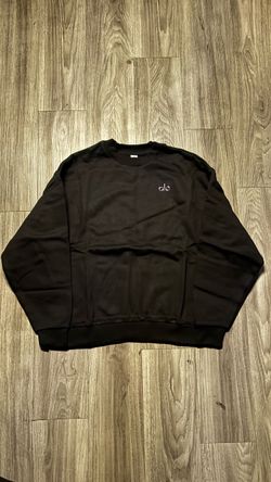 XS Black Alo Accolade Crew Neck Pullover
