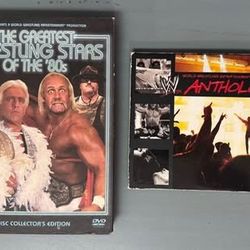 The Greatest Wrestling Stars of the 80s (3)Dvd’s and Anthology (3)CDs $10 for All 