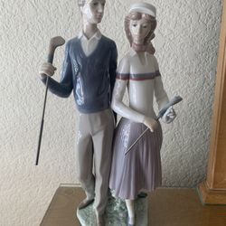 Golfing Couple Lladro