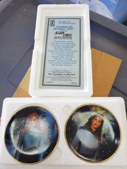 Star Trek Lovers....mini Plate Set