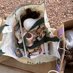 Dolls And doll parts 