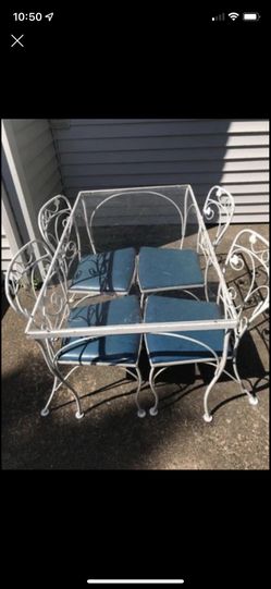 Wrought Iron Patio Set