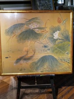 Golden Carp &lotus Blossom