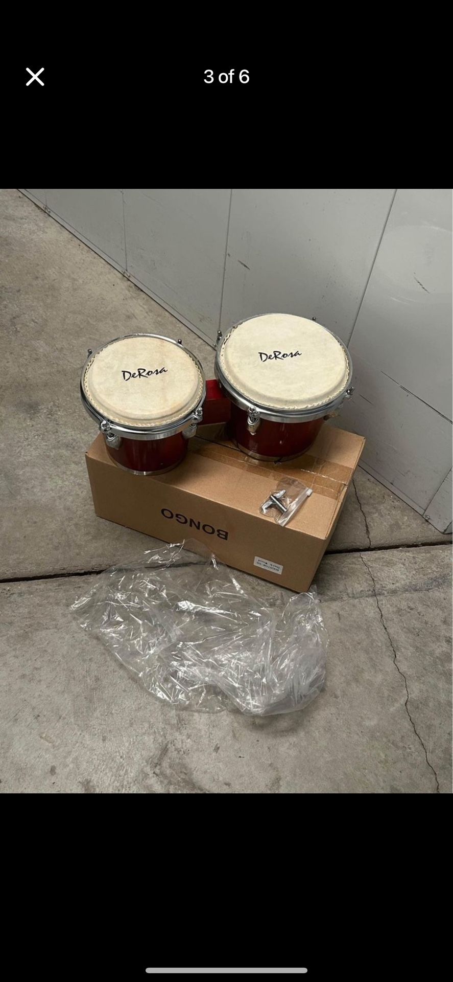 Bongo Drum 6" and 7" For Adults > Beginners, Bongos Drums Set