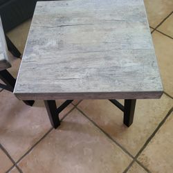 Twobeautiful Wooden End Tables 