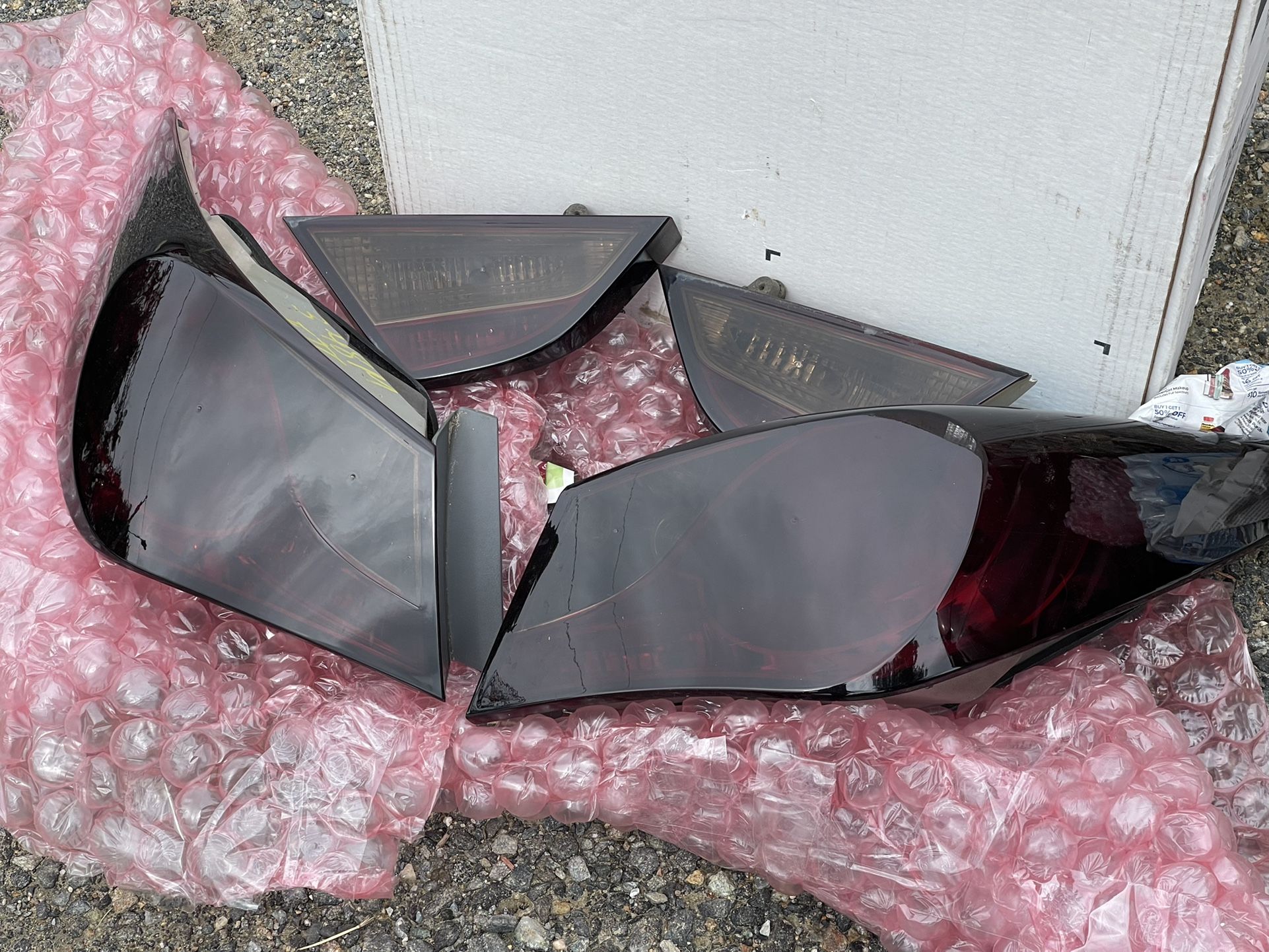 2011 Hyundai Sonata Tail Ligths Set Kit Smokaed