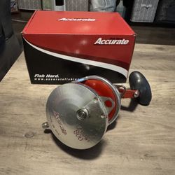 Two Speed Accurate Vallient 800 Salt Water Fishing Reel. 