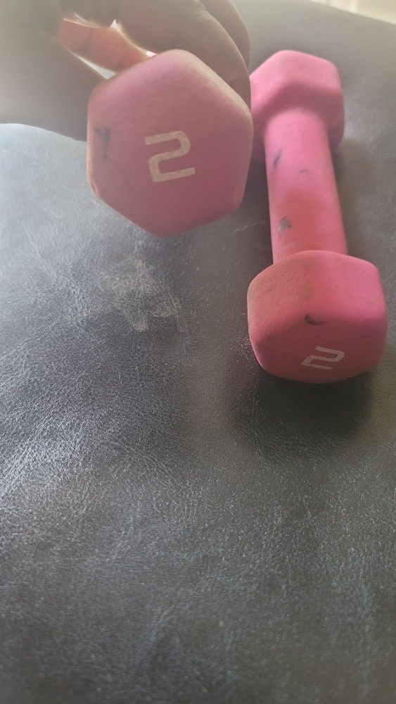 Pink Dumbbells 2lb