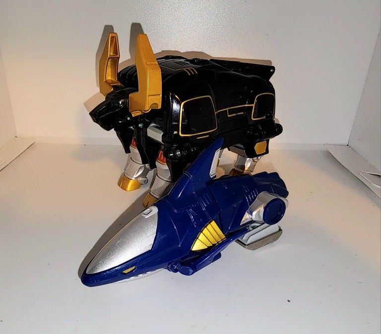Power Rangers Wild Force gaoranger Bison and Shark figures