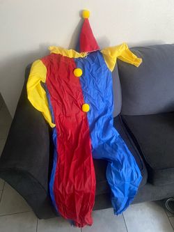 Clown Halloween Costume with Hat