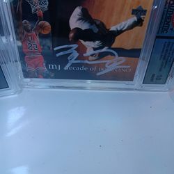 2 Authentic 1994 Upperdeck Michael Jordan Autographed  . Genuine Original Cards In Great Condition 