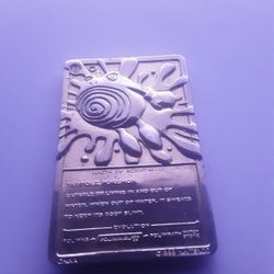 Limited edition burger king 23k gold plated poliwhirl trading card from 1999