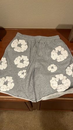 Denim tear shorts