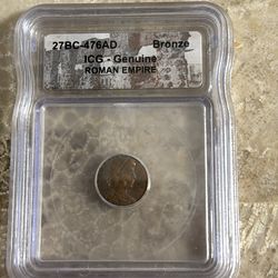 Ancient Roman Bronze Coin