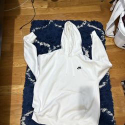 Nike Men's Hoodie White 