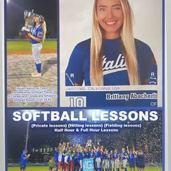 Baseball And Softball Lessons 