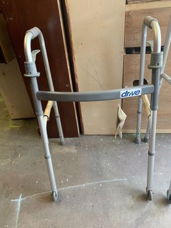Drive folding walker
