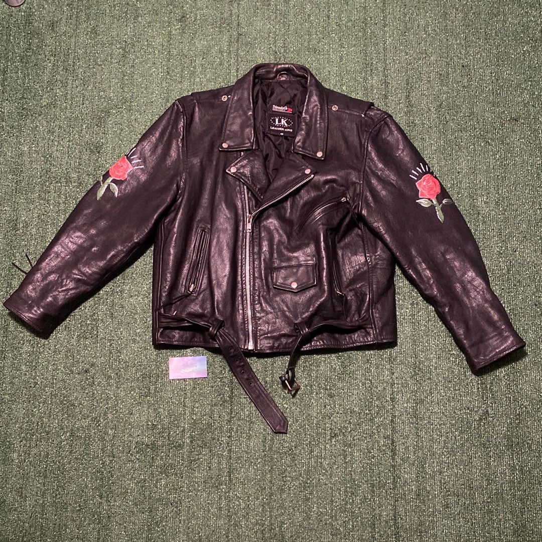 Vintage Leather painted Jacket