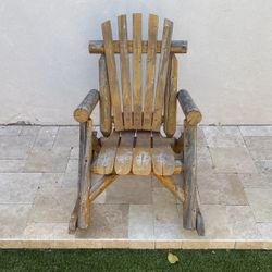 Log Rocking Chair