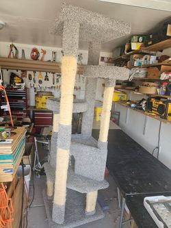 Gently Used Cat Tree, 7 foot tall.