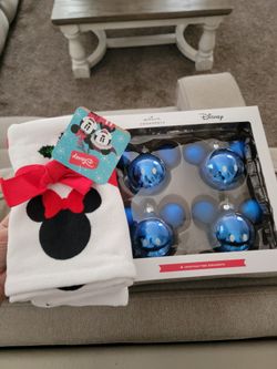 Disney GLASS ORNAMENTS 