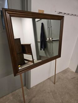 Pennsylvania house Dresser or Wall Mirror with Wood Frame