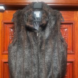 Investments Faux Fur Vest