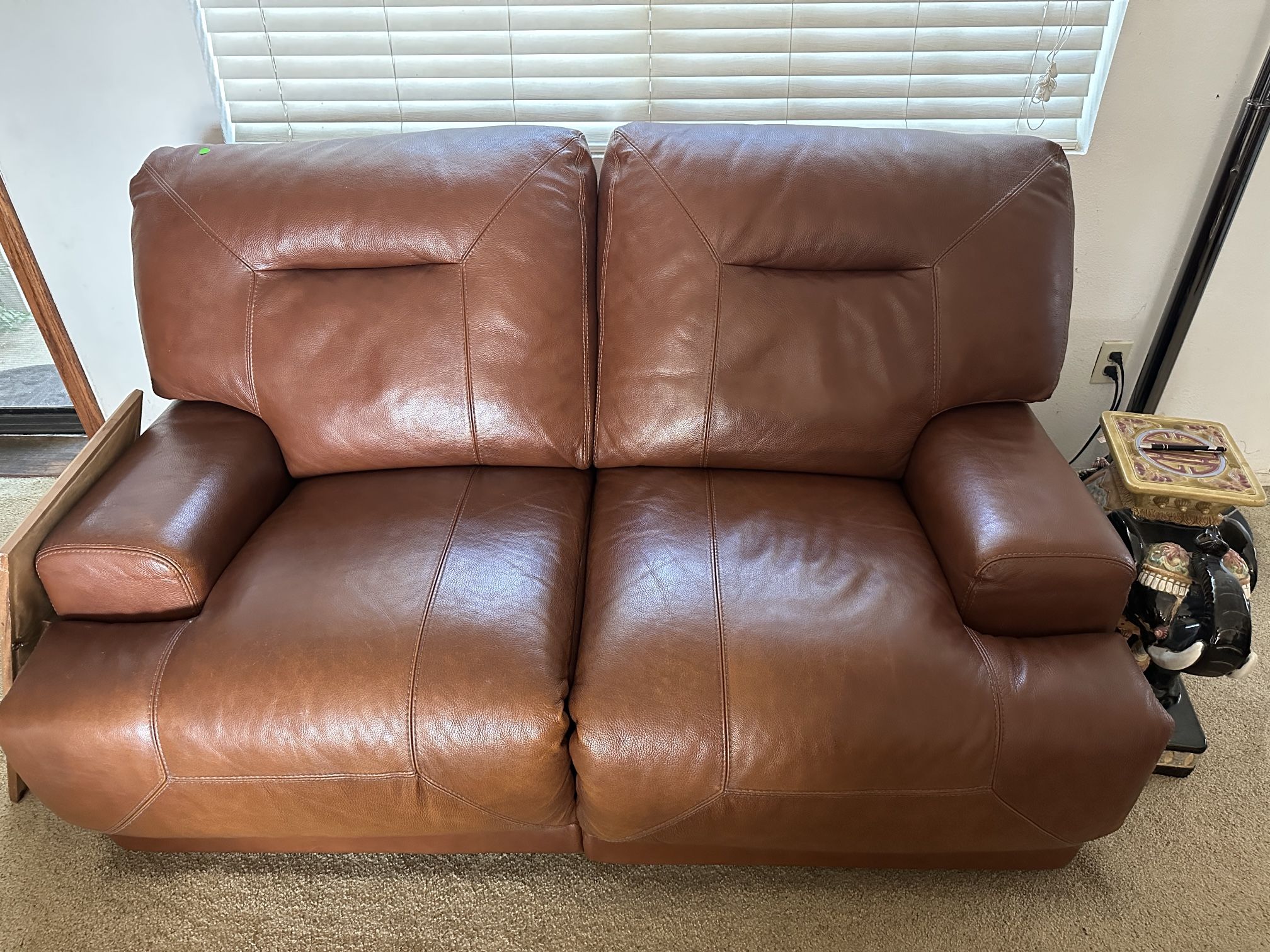 Two Leather Couches -electric