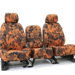 Skanda Skanda Custom Fit Seat Cover Designed for Select Toyota Models: 1 Row, Neosupreme Fabric, Kryptek Inferno Solid