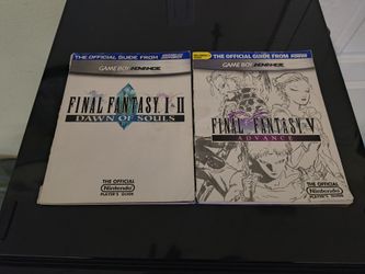 Final Fantasy I & II + Final Fantasy V GameBoy Strategy Guide Books – Retro RPG Collectible