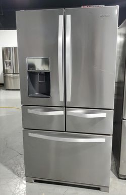 Whirlpool 4-Door Stainless Steel Refrigerator
