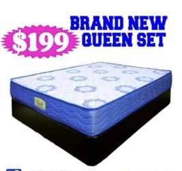 Queen Size Mattress And Boxspring Sale We Deliver !