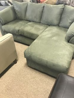 New Comfy Sofa With a Chaise on it! More couch and loveseat specials here!