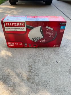 New Craftsman Garage Door Opener complete