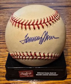 TOMMY JOHN SIGNED BASEBALL!