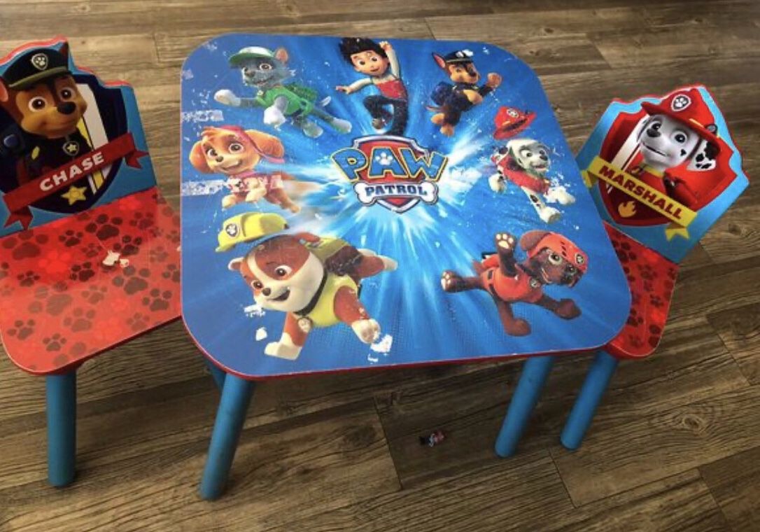 Paw Patrol Kids Table & Chairs