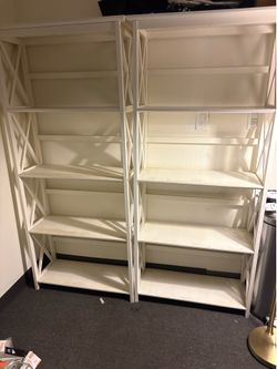 4 shelve bookcases (5 available- see description for pricing options)